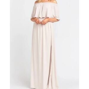 Hacienda Maxi Dress with Short Lining NWT